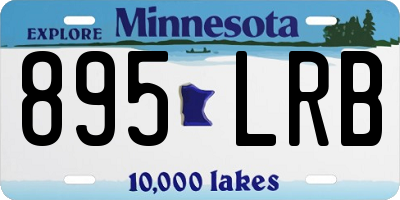 MN license plate 895LRB