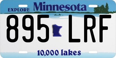 MN license plate 895LRF