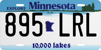 MN license plate 895LRL