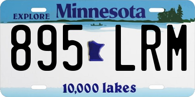 MN license plate 895LRM