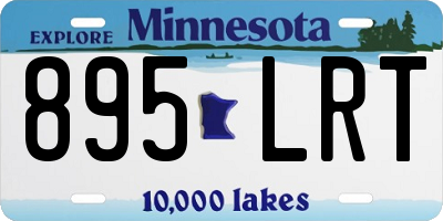 MN license plate 895LRT