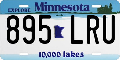 MN license plate 895LRU