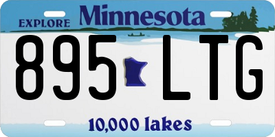 MN license plate 895LTG