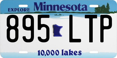 MN license plate 895LTP
