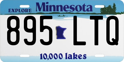 MN license plate 895LTQ
