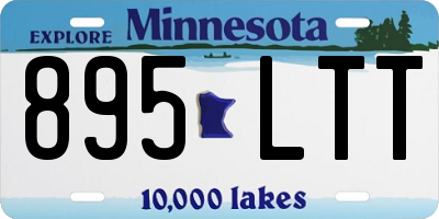 MN license plate 895LTT