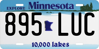 MN license plate 895LUC