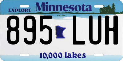 MN license plate 895LUH
