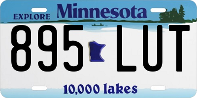MN license plate 895LUT