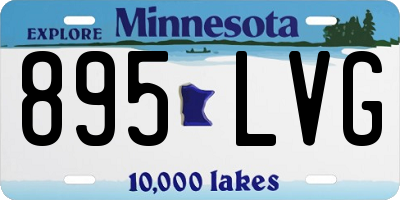 MN license plate 895LVG