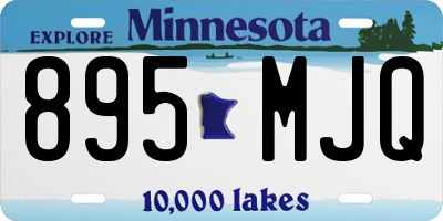 MN license plate 895MJQ