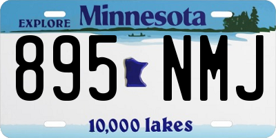 MN license plate 895NMJ