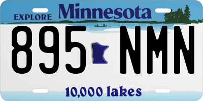 MN license plate 895NMN