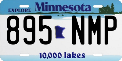 MN license plate 895NMP