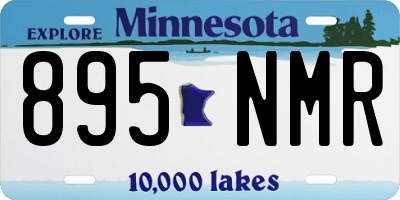 MN license plate 895NMR
