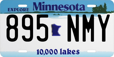 MN license plate 895NMY