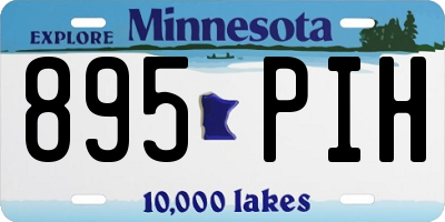 MN license plate 895PIH