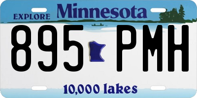MN license plate 895PMH