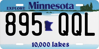 MN license plate 895QQL
