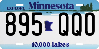 MN license plate 895QQO