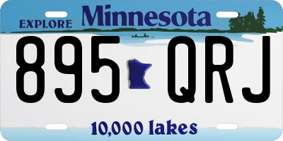 MN license plate 895QRJ