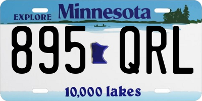 MN license plate 895QRL
