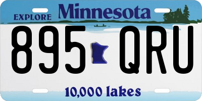 MN license plate 895QRU