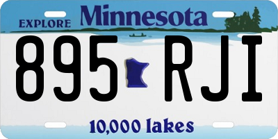 MN license plate 895RJI