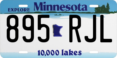 MN license plate 895RJL