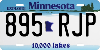MN license plate 895RJP