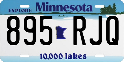 MN license plate 895RJQ