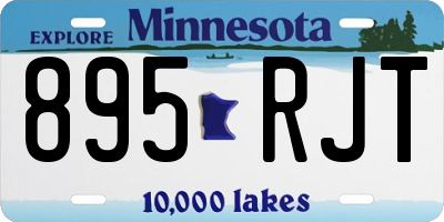 MN license plate 895RJT
