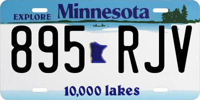 MN license plate 895RJV