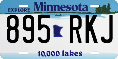 MN license plate 895RKJ
