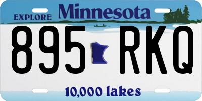 MN license plate 895RKQ