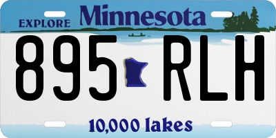 MN license plate 895RLH