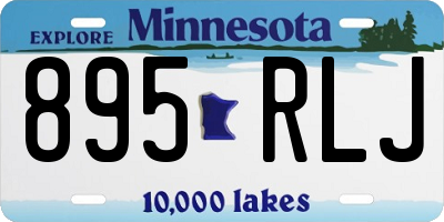 MN license plate 895RLJ