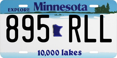 MN license plate 895RLL