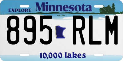 MN license plate 895RLM