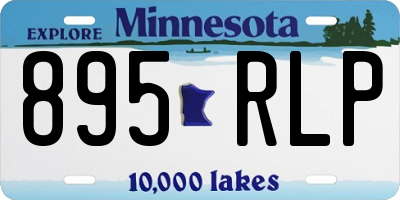 MN license plate 895RLP