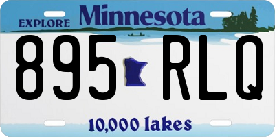 MN license plate 895RLQ