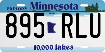 MN license plate 895RLU