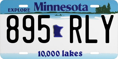 MN license plate 895RLY