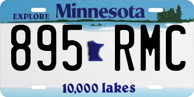 MN license plate 895RMC
