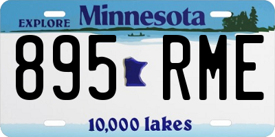 MN license plate 895RME
