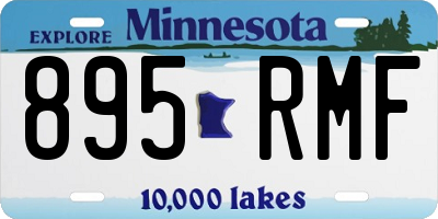 MN license plate 895RMF