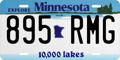 MN license plate 895RMG