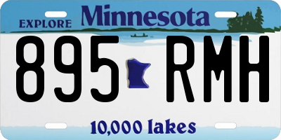 MN license plate 895RMH