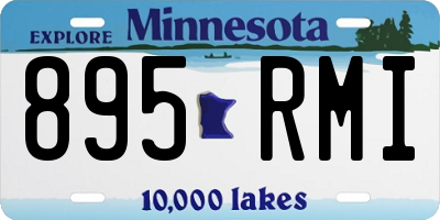 MN license plate 895RMI