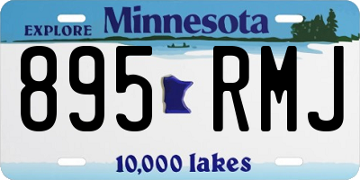 MN license plate 895RMJ